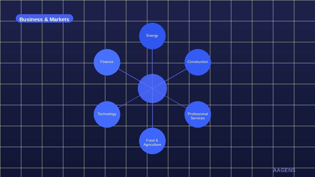 Local Business Opportunities in Guyana — Sector network visual